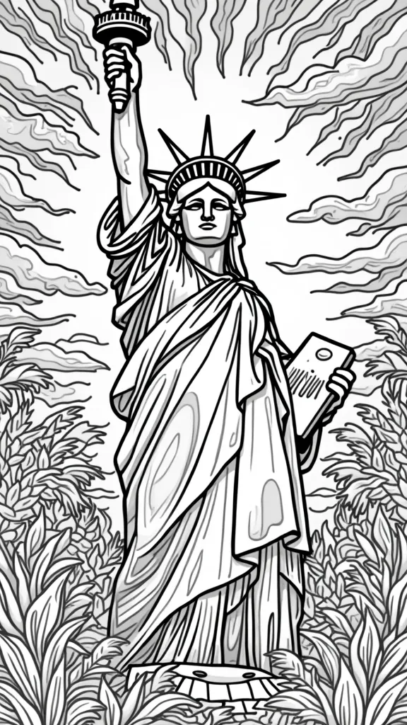 america coloriage imprimable